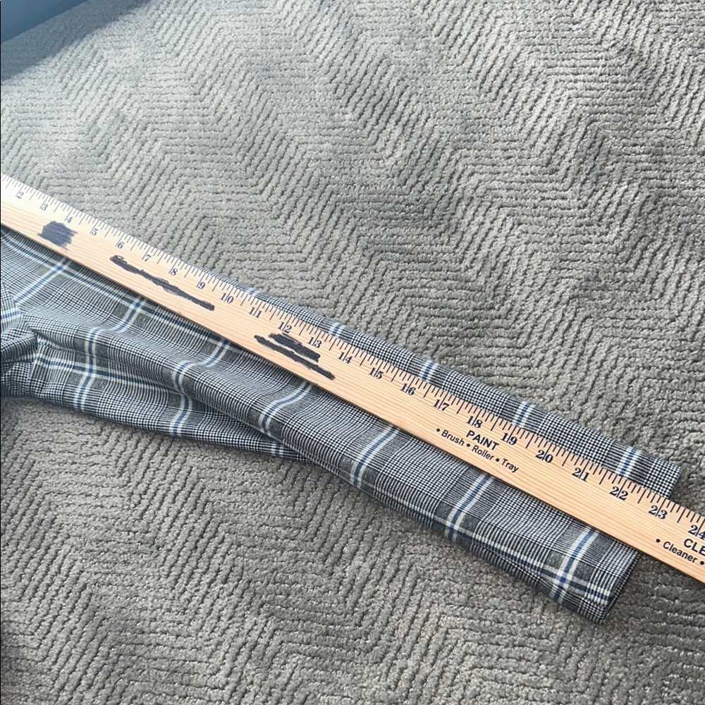 Circolo 1901 Double Breasted Plaid Blazer Blue Gray Made in Italy - Picture 14 of 14